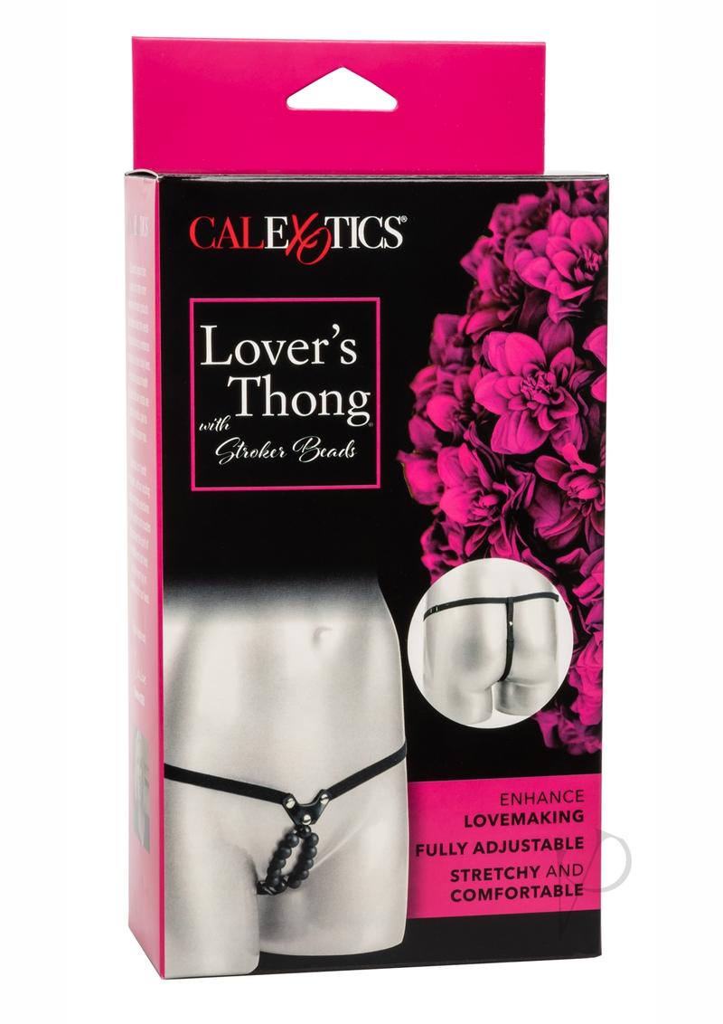 Lover`s Thong W/stroker Beads